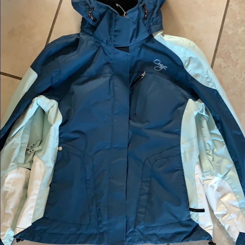 Orage air project women’s teal ski jacket